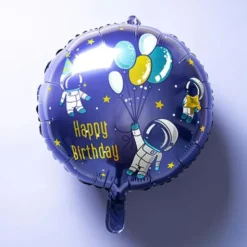 Folieballong Happy Birthday Astronaut