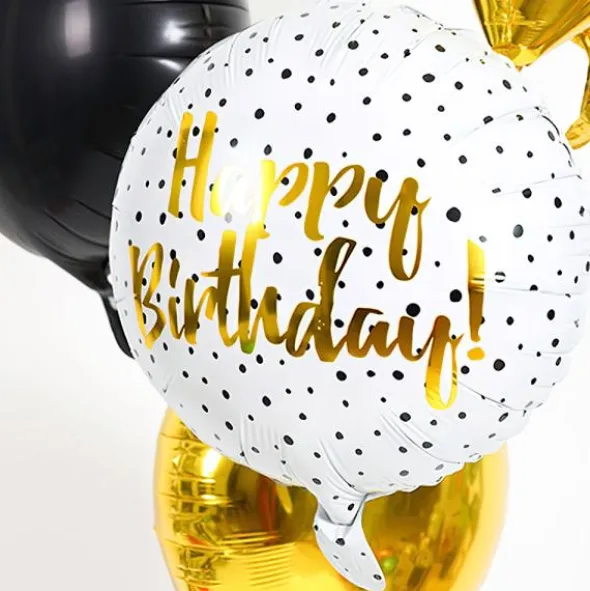 Folieballong Happy Birthday Prickar