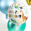 Folieballong Happy Birthday Dinosaurier