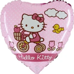 Folieballong Hello Kitty Bike
