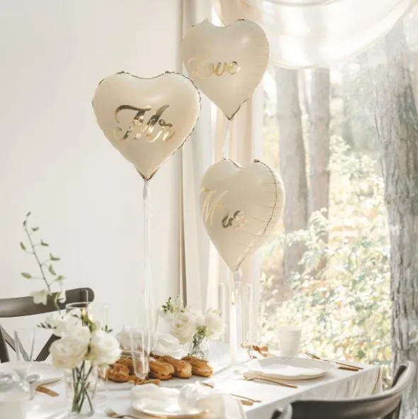 Folieballong Hjärta Love 35 cm