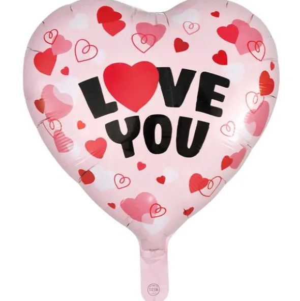 Folieballong Hjärta Love You 46 cm