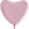 Folieballong Hjärta Pastellrosa XL