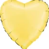 Folieballong Hjärta Satin Banana Yellow