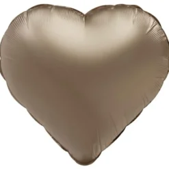 Folieballong Hjärta Satin Starlight Gold