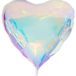 Folieballong Hjärta XXL Iridescent 103 x 107 cm