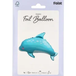 Folieballong Iriserande Delfin