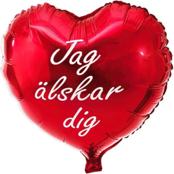 Folieballong Jag Älskar Dig