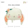 Folieballong Kanin