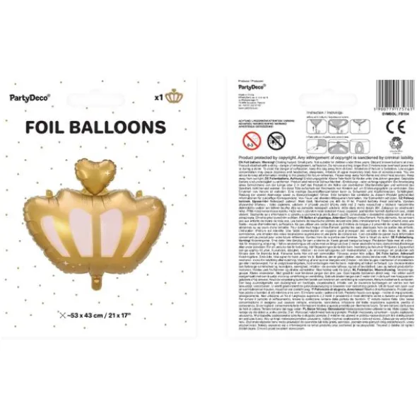 Folieballong Krona
