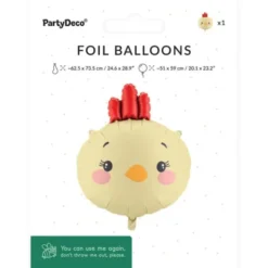 Folieballong Kyckling 51 x 59 cm