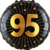 Folieballong med Stjärnor & Siffran 95