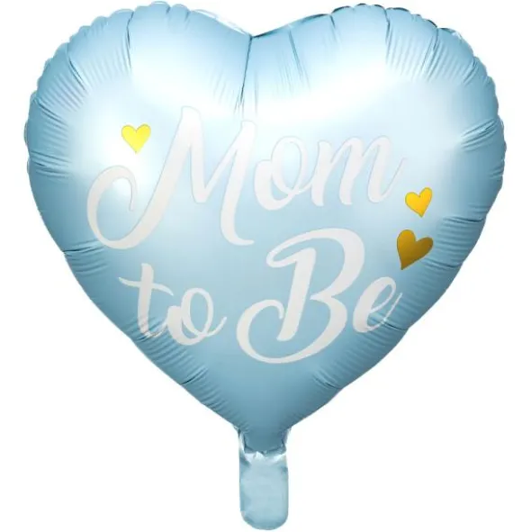 Folieballong Mom To Be Babyblå