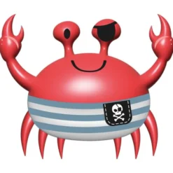 Folieballong Piratkrabba 90 x 74 cm