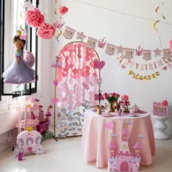 Folieballong Prinsesslott Stående 65 x 90 cm