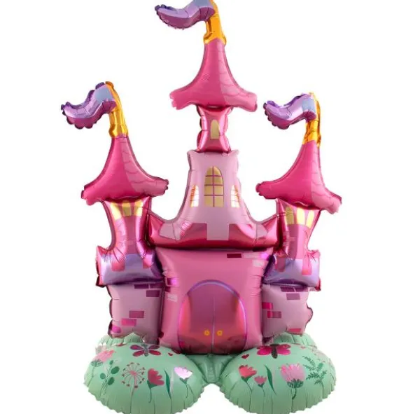 Folieballong Prinsesslott Stående 65 x 90 cm
