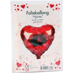 Folieballong Röd Hjärta