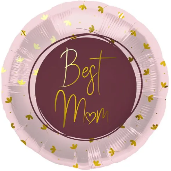 Folieballong Rund Best Mom