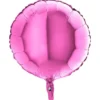 Folieballong Rund Fuchsia