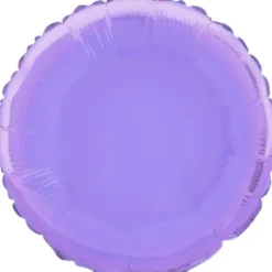 Folieballong Rund Ljuslila