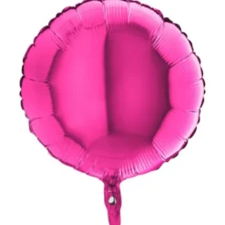 Folieballong Rund Magenta