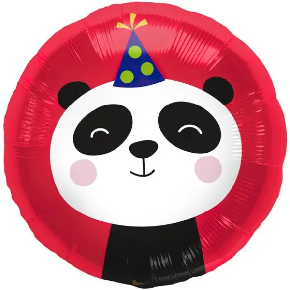 Folieballong Rund Panda