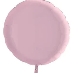 Folieballong Rund Pastellrosa