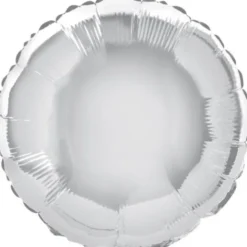 Folieballong Rund Silver