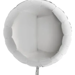 Folieballong Rund Silver XL