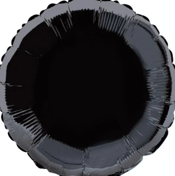 Folieballong Rund Svart