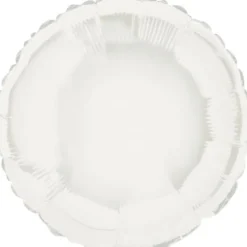 Folieballong Rund Vit