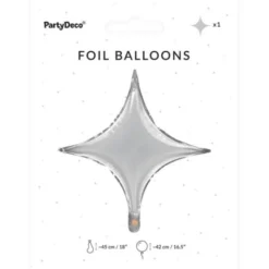 Folieballong Silver Stjärna