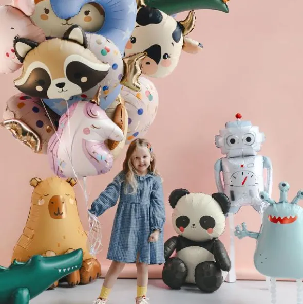 Folieballong Sittande Panda 68 x 72 cm