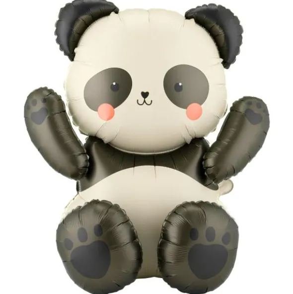 Folieballong Sittande Panda 68 x 72 cm