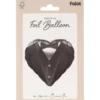 Folieballong Smoking Bröllop Silver 45 cm