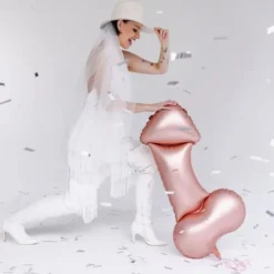 Folieballong Snopp Roséguld