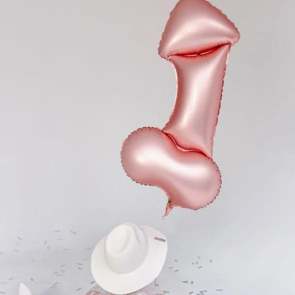 Folieballong Snopp Roséguld