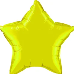 Folieballong Stjärna Gul