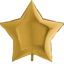 Folieballong Stjärna Guld XL