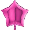 Folieballong Stjärna Magenta