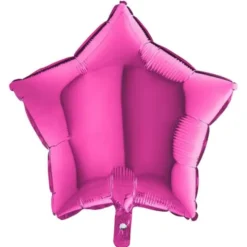 Folieballong Stjärna Magenta