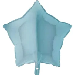 Folieballong Stjärna Pastell Blå