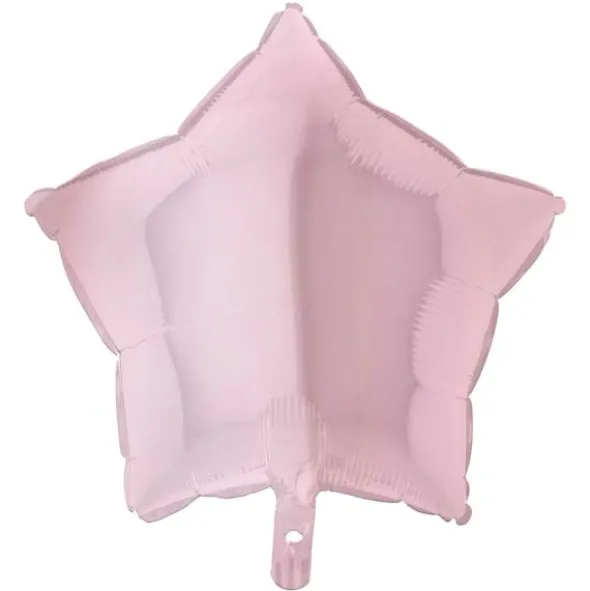 Folieballong Stjärna Pastell Rosa