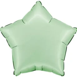 Folieballong Stjärna Satin Glazed Mint