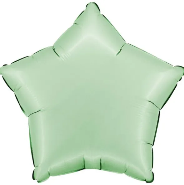 Folieballong Stjärna Satin Glazed Mint