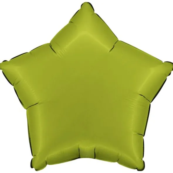 Folieballong Stjärna Satin Matcha Latte