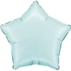 Folieballong Stjärna Satin Pastellblå