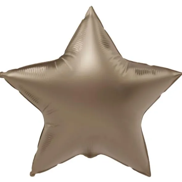 Folieballong Stjärna Satin Starlight Gold