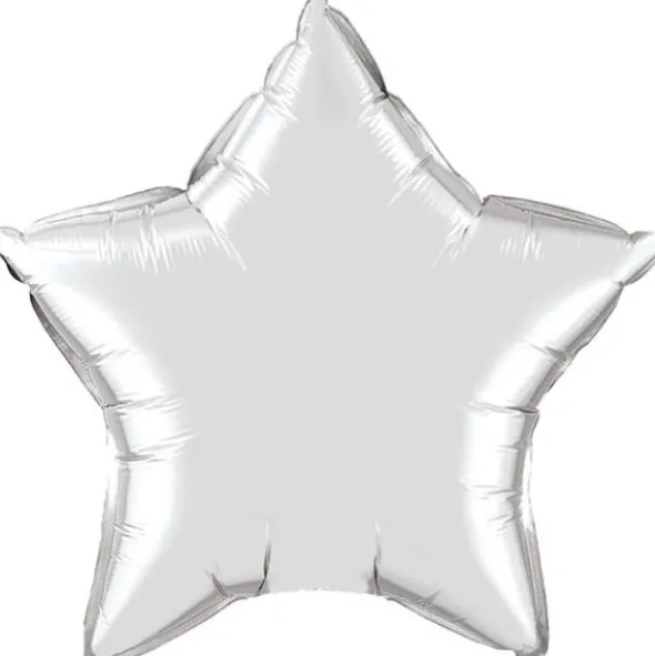 Folieballong Stjärna Silver