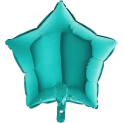 Folieballong Stjärna Tiffany Blå